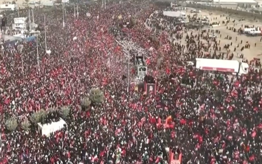İranlı lider Ali Hamaney’in cenazesi için milyonlar Necef’e akın etti