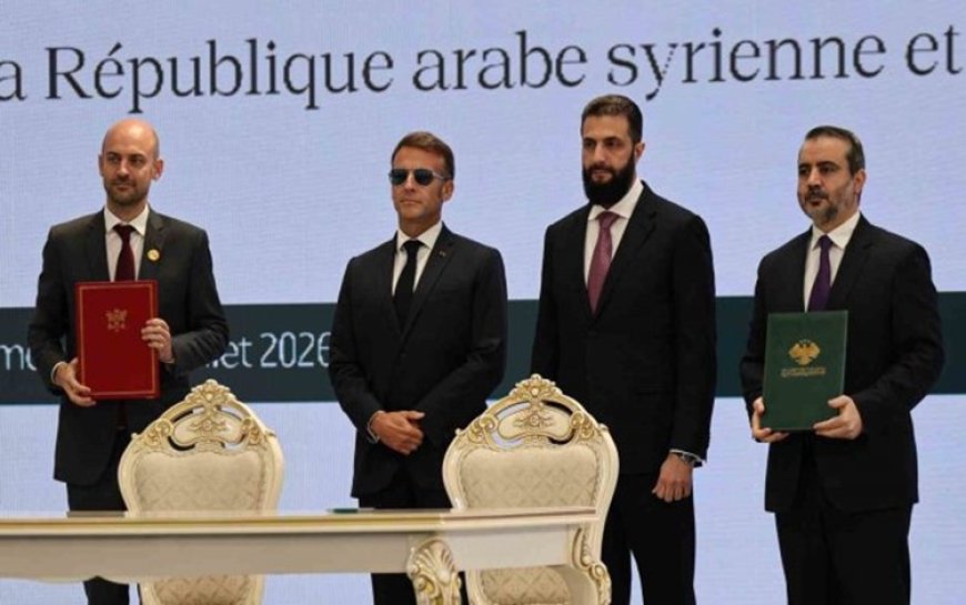 Fransa ile Suriye stratejik anlaşma imzaladı; Paris, Şam'a destek verecek