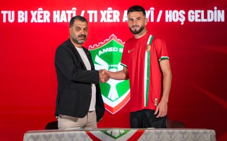 Amedspor, Kosovalı milli oyuncu Dellova’yı transfer etti