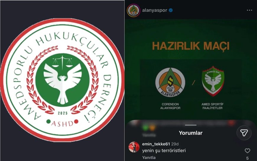Amedspor hakkında ırkçı yorum yapan Trabzonspor teknik direktörünün oğlu hakkında suç duyurusu