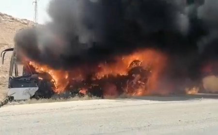 İki otobüs çarpıştı: En az 35 ölü, 30 yaralı