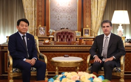 Neçirvan Barzani, Güney Kore'nin yeni Erbil Başkonsolosunu kabul etti