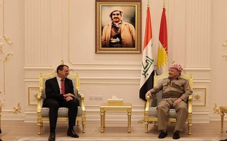 Fransa'nın Erbil Başkonsolosu Braem’den Başkan Barzani’ye veda ziyareti