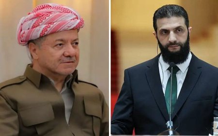 Başkan Barzani’den Ahmed Şara’ya başsağlığı mesajı
