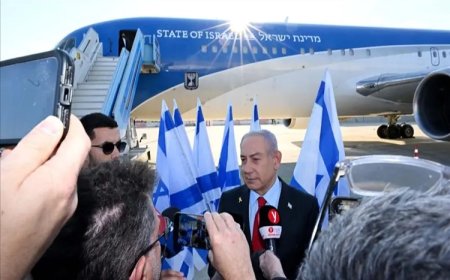 Netanyahu’nun uçağı Washington’a askeri üsten gizlice havalandı