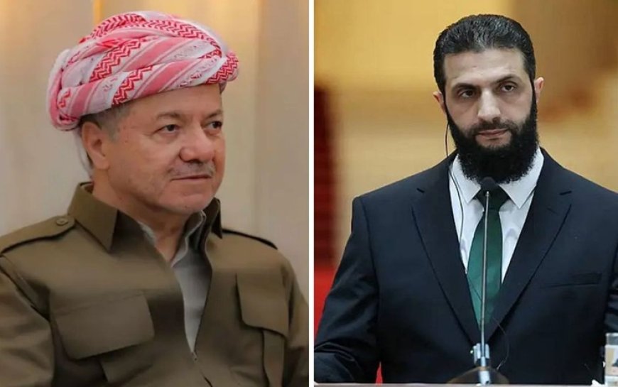 Başkan Barzani’den Ahmed Şara’ya başsağlığı mesajı