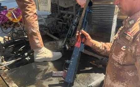 Irak- Suriye sınırında Irak'a sokulmaya çalışılan silahlara el konuldu
