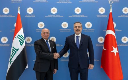 Dışişleri Bakanı Fidan, Irak Dışişleri Bakanı Hüseyin ile Ankara'da görüştü