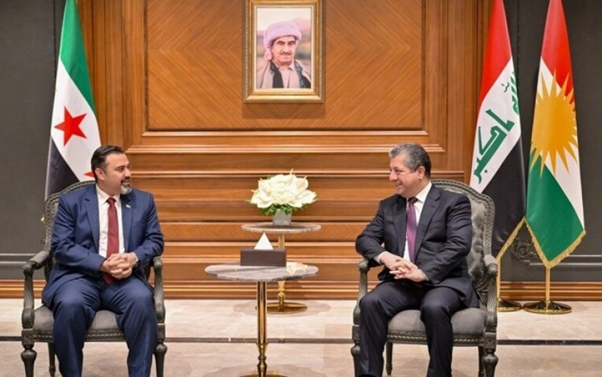 Mesrur Barzani, Suriye Eğitim Bakanı ile görüştü