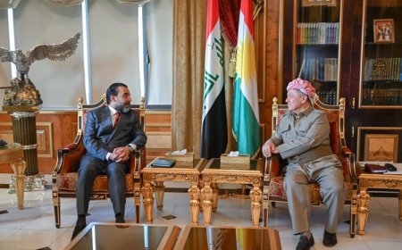 Başkan Barzani, Takaddum Partisi lideri Halbusi'yle bir araya geldi