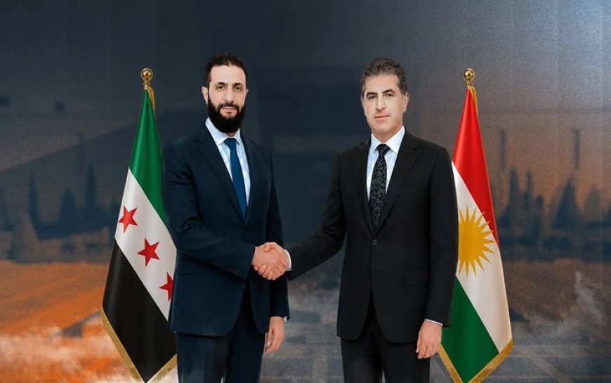 Şam'da kritik zirve: Neçirvan Barzani ile Ahmed Şara bir araya gelecek
