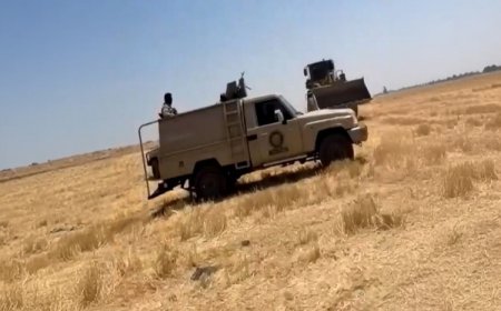 Irak ordusu Kerkük'te Kürt çiftçilerine ait 200 dönüm araziye el koydu