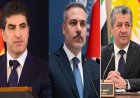 Hakan Fidan, Başkan Neçirvan Barzani ve Başbakan Mesrur Barzani’yi aradı