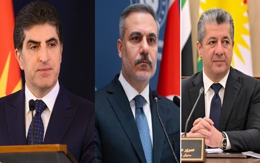 Hakan Fidan, Başkan Neçirvan Barzani ve Başbakan Mesrur Barzani’yi aradı