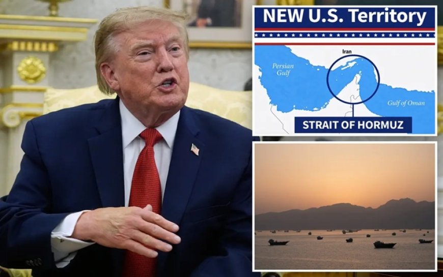 Trump’tan yeni adım: Hürmüz Boğazı’nı 'ABD toprağı' olarak gösteren harita paylaştı