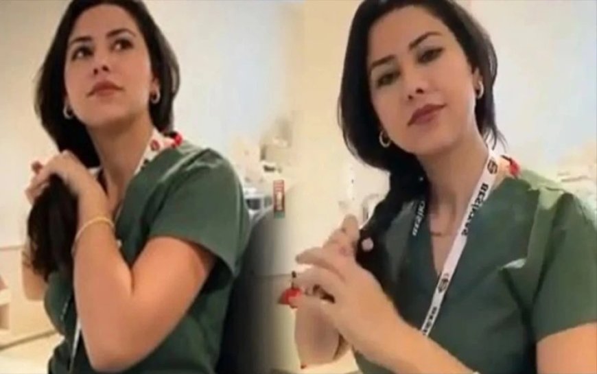Saç örgüsü eylemine katılan hemşire İkra Avcı, meslekten atıldığını duyurdu