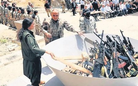 PKK'nin teslim edeceği silahların akıbeti belli oldu