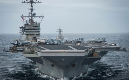 ABD’nin USS George Washington uçak gemisi Ortadoğu’ya ulaştı
