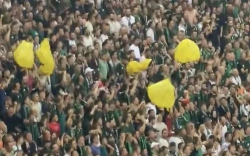 Amedspor maçında 'sarı torba' sallayan 5 kişiye ev hapsi