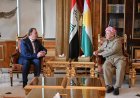 Barzani, Filistin Başkonsolosu Kerki’yi kabul etti: Her iki halkın davası meşrudur