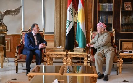Barzani, Filistin Başkonsolosu Kerki’yi kabul etti: Her iki halkın davası meşrudur