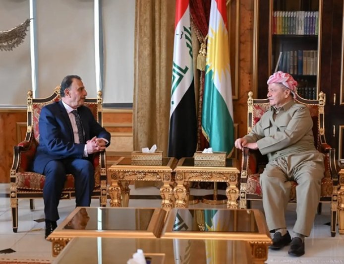 Barzani, Filistin Başkonsolosu Kerki’yi kabul etti: Her iki halkın davası meşrudur