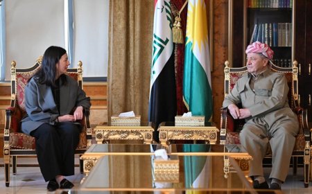 Başkan Barzani, Victoria Taylor ile Erbil-Bağdat ilişkilerini görüştü