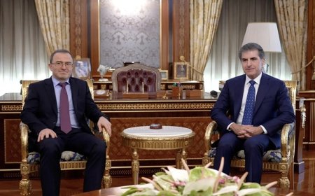 Neçirvan Barzani, görev süresi sona eren Rusya’nın Irak Büyükelçisi’ni kabul etti