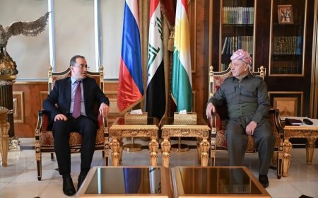 Barzani, Rusya’nın Irak Büyükelçisi Kutraşev’i kabul etti
