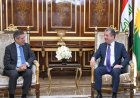 Başbakan Mesrur Barzani, ABD’nin Irak Maslahatgüzarını kabul etti