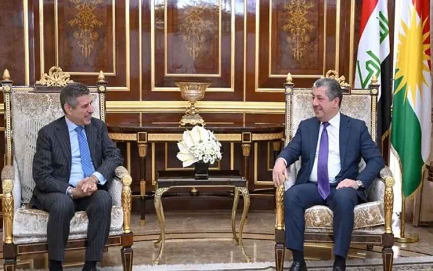 Başbakan Mesrur Barzani, ABD’nin Irak Maslahatgüzarını kabul etti