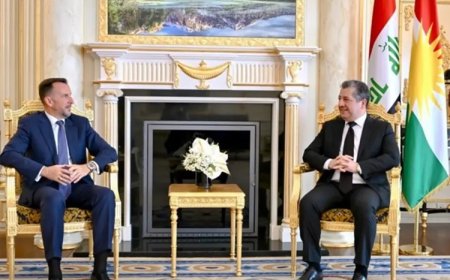 Mesrur Barzani, İtalyan Büyükelçi ile görüştü