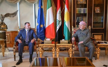 İtalya Büyükelçisi'nden Başkan Barzani’ye: Kürdistan Bölgesi'nin istikrarı bizim için önemli