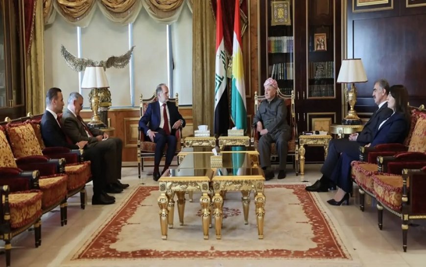 Başkan Barzani, Fransa'nın yeni Erbil Başkonsolosu'nu kabul etti
