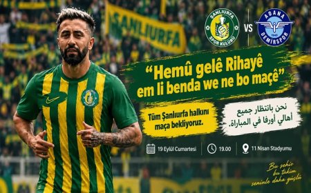 Şanlıurfaspor’dan 3 dilde maç daveti: Futbolcular taraftarlara Kürtçe seslendi