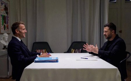 Macron: Fransa, Ukrayna'ya hava savunma sistemleri sağlayacak