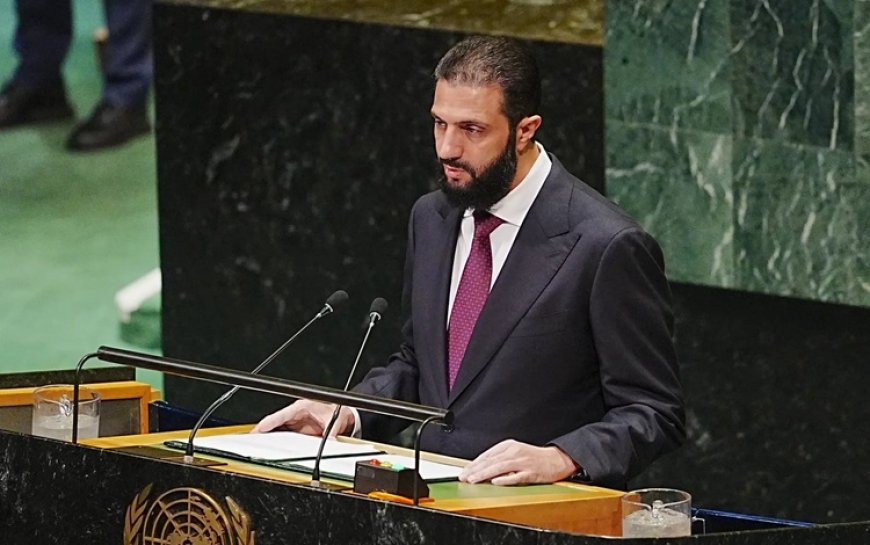 Suriye Cumhurbaşkanı Şara'dan BM'de Golan Tepeleri çıkışı: "Suriye toprağı olarak kalacak"