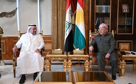 Başkan Barzani, Hamis Hançer ile bir araya geldi: Koalisyon sonrası Irak ele alındı