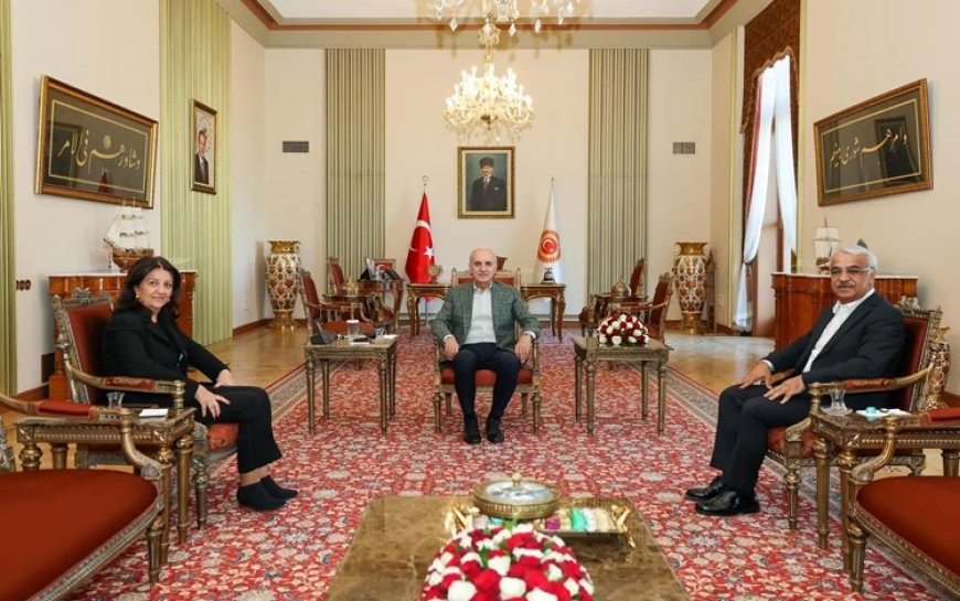 DEM Parti İmralı Heyeti, Kurtulmuş ile görüştü: Yasal düzenlemeler ve izleme kurulu gündemde