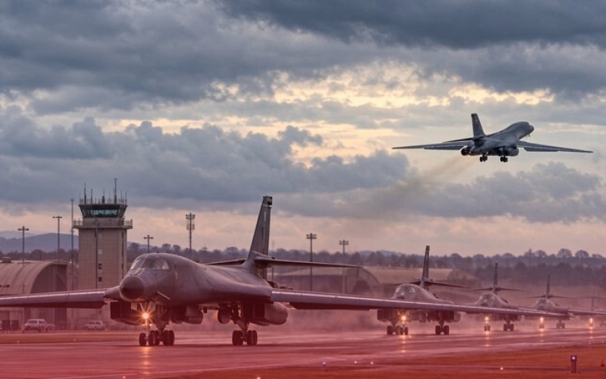 ABD, İngiltere'deki Fairford Üssü'nde konuşlu bütün bombardıman uçaklarını çekiyor