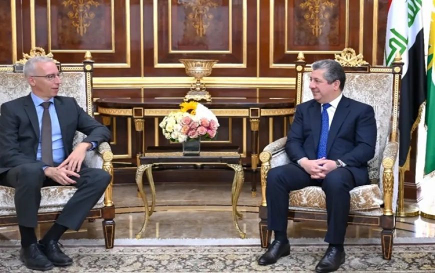 Mesrur Barzani ile Almanya'nın Irak Büyükelçisi iş birliğini görüştü