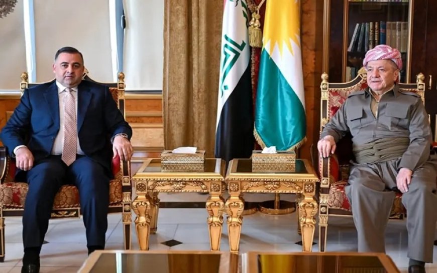 Başkan Barzani, Selahaddin valisini kabul etti