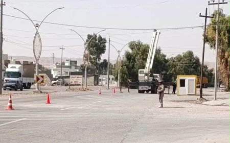 Kerkük-Erbil yolunda yeni kontrol noktası kuruldu