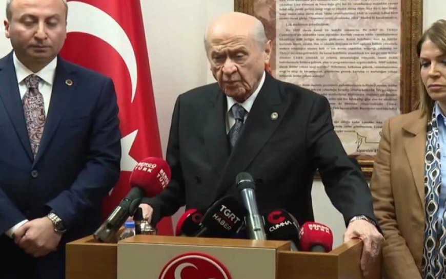 Bahçeli’den Öcalan mesajı:'Barış sürecinde siyasallaşma koordinatörlüğü İmralı’daki kişinin hakkıdır