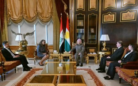 Başkan Barzani, ABD’nin Erbil Başkonsolosu Green’i kabul etti