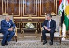 Mesrur Barzani Lübnan Kültür Bakanı Ghassan Salame’yi kabul etti