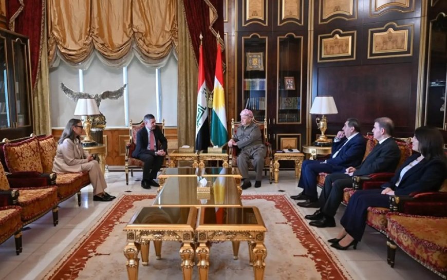 Başkan Barzani, ABD’nin Irak Büyükelçiliği Maslahatgüzarını kabul etti