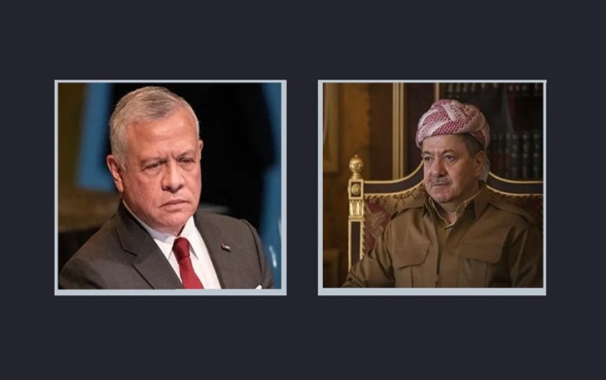 Başkan Barzani’den Ürdün Kralı’na taziye mesajı: Terör saldırısını şiddetle kınıyoruz